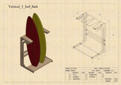 SLATER Surfboard Multi Rack